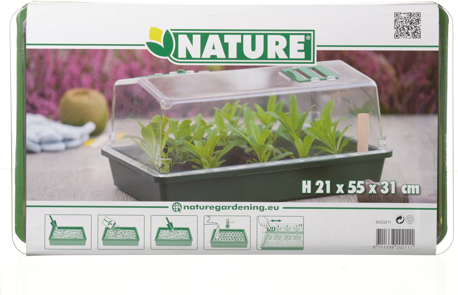 Nature Aero Serre kweekkas 55x31x21cm