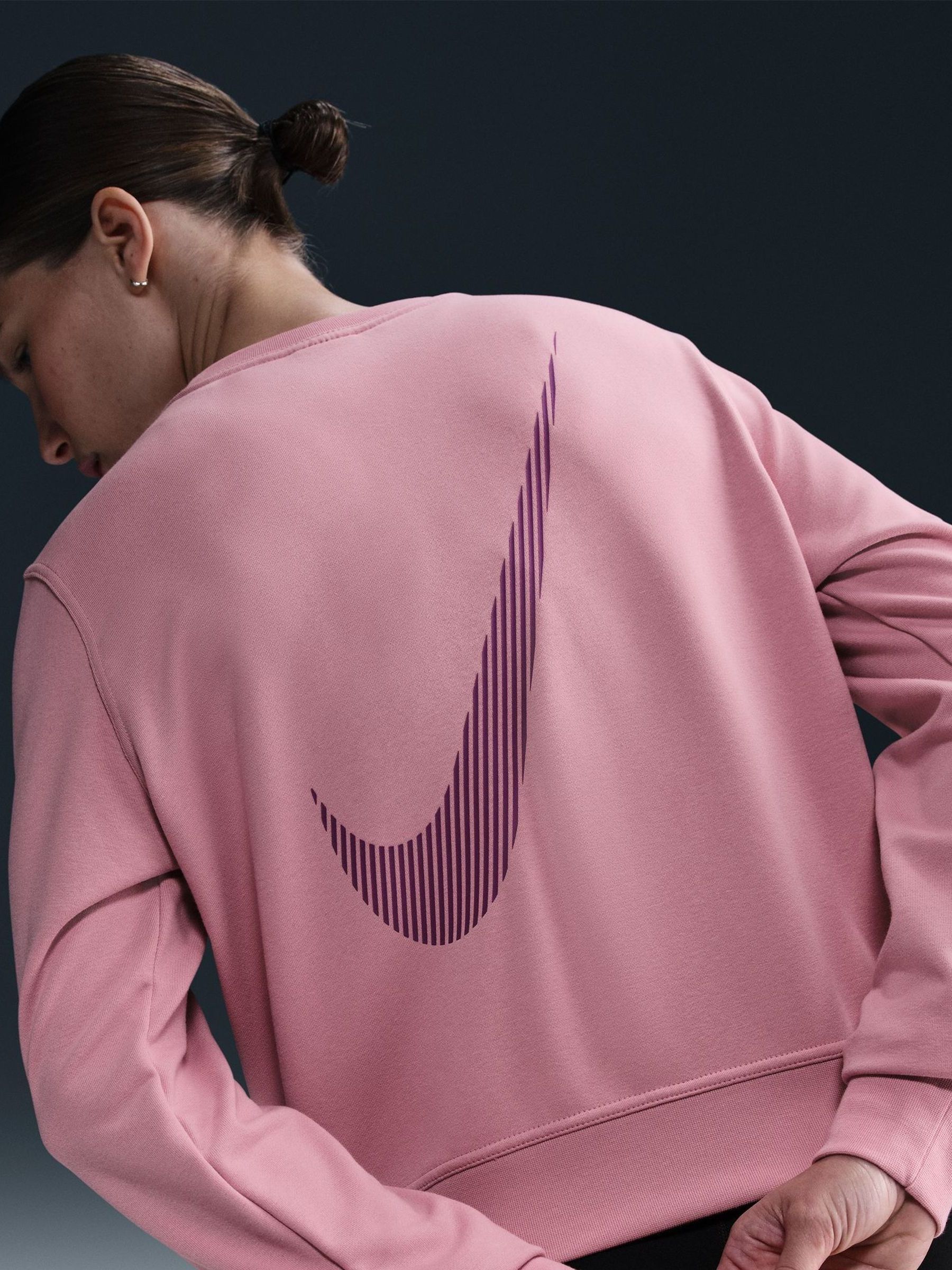 Elemental roze - Nike One Dri-FIT Crew Neck Sweatshirt