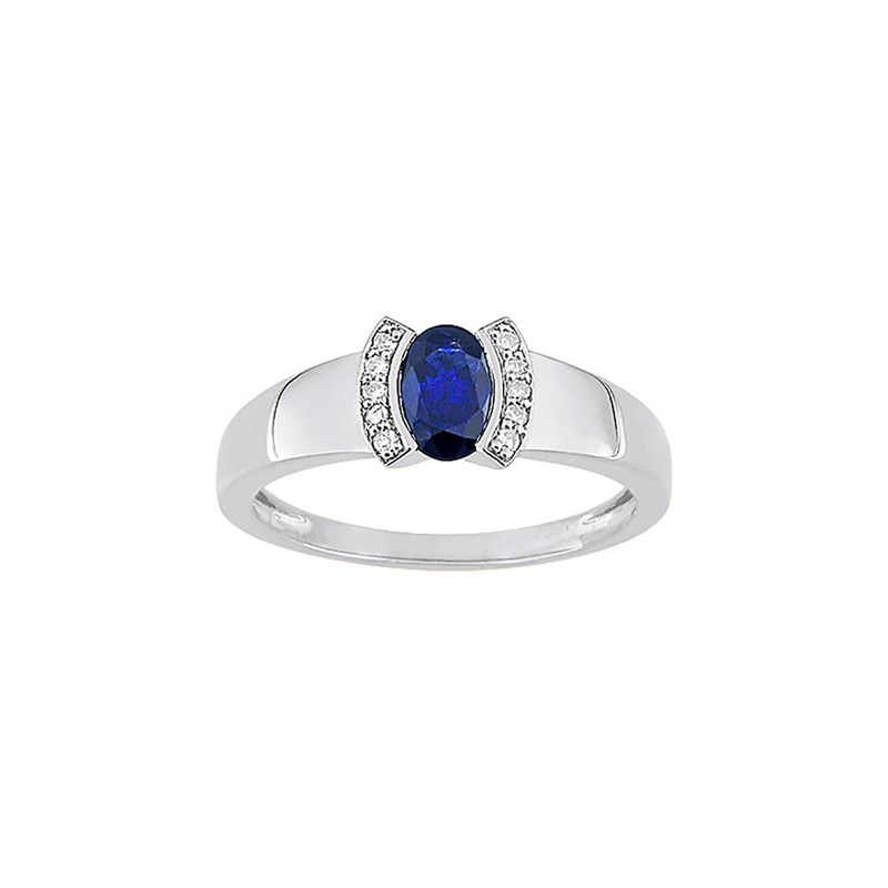 Bague femme - Saphir - Or 18 Carats
