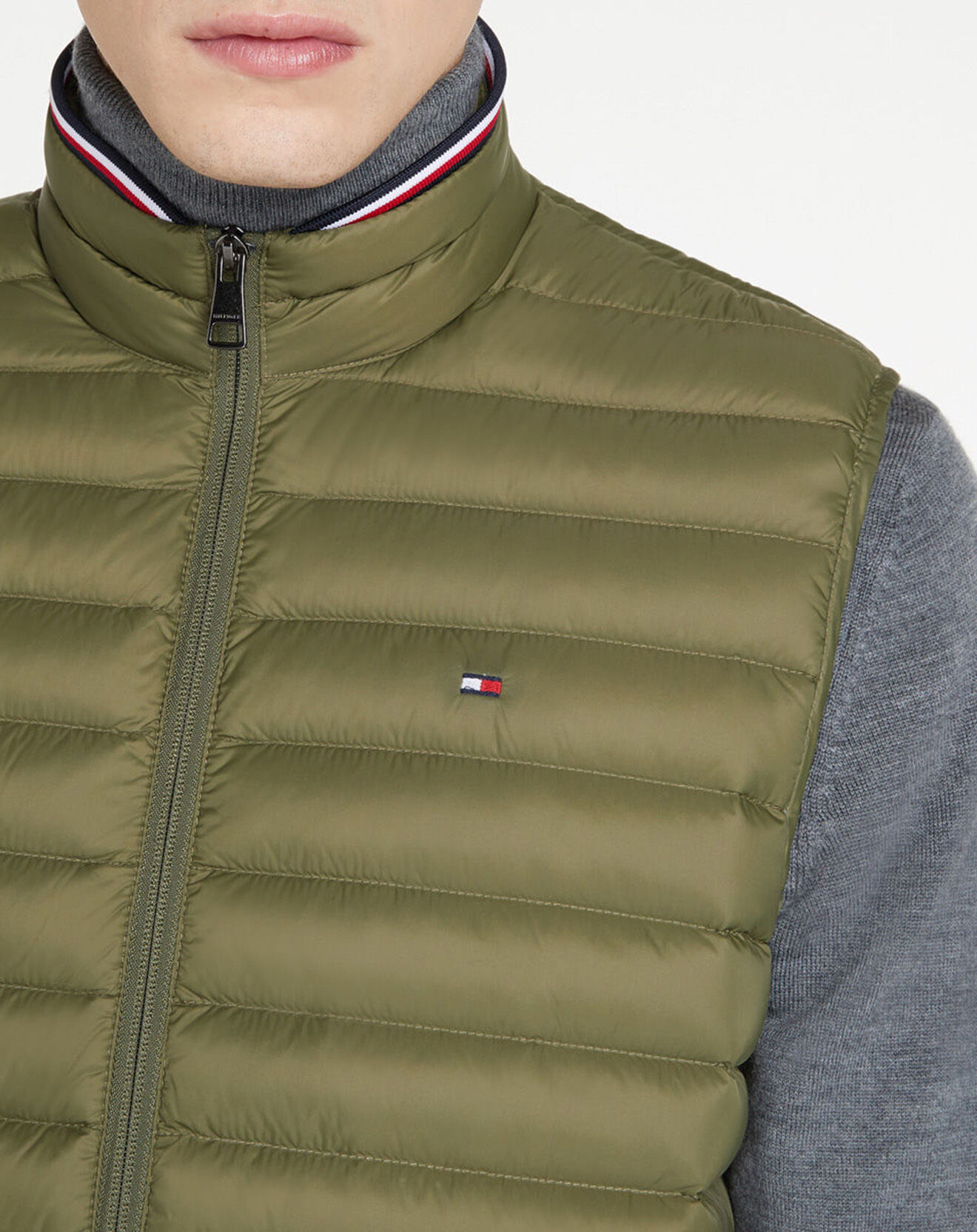 Tommy Hilfiger Doudoune sans manches Light olive