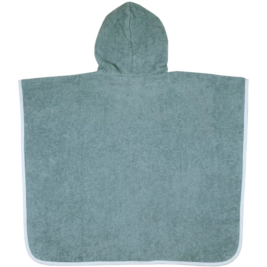 WÖRNER SÜDFROTTIER Bade-Poncho Igel blau
