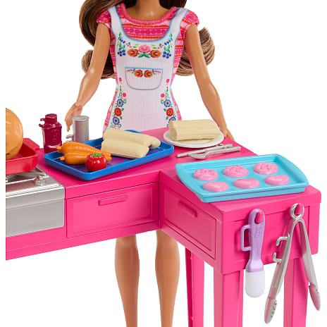 Barbie køkken legesæt med Teresa dukke