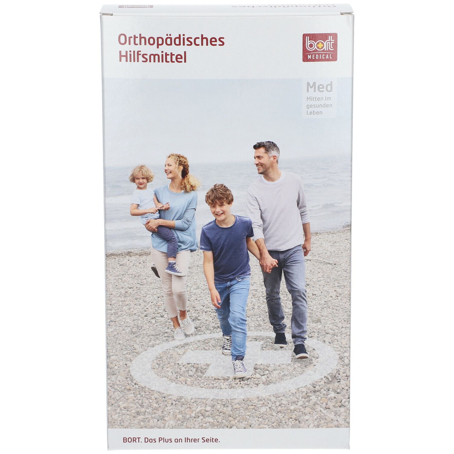 BORT Rippengürtel Herren Gr. L weiß
