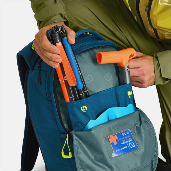 Sac à dos ski ORTOVOX FREE RIDER 22 PETROL BLUE