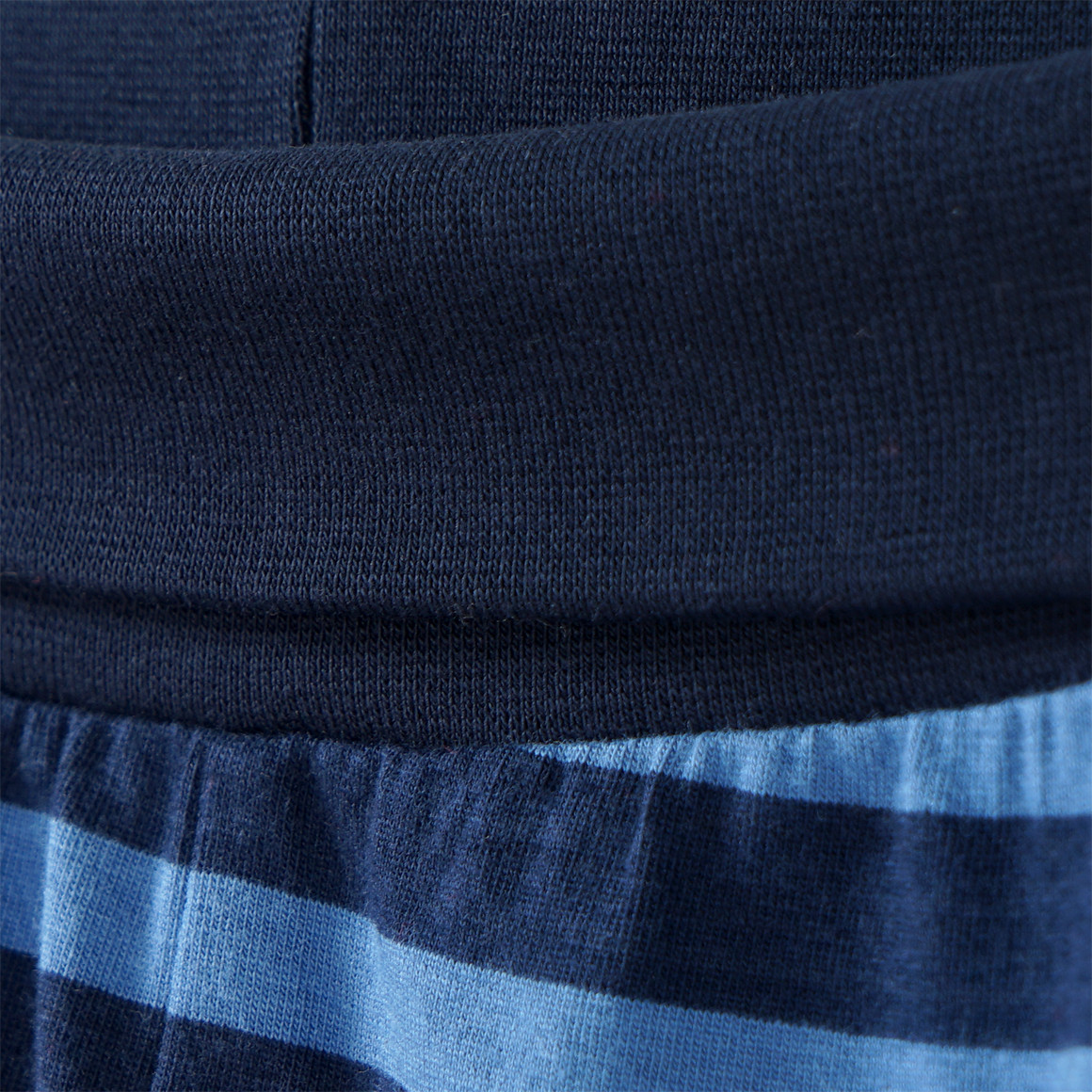 Topomini Baby Jogginghose mit Streifen dunkelblau / blau