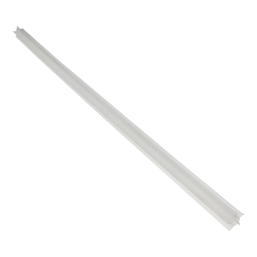 Plastskinne for rigging av rør til trimmer