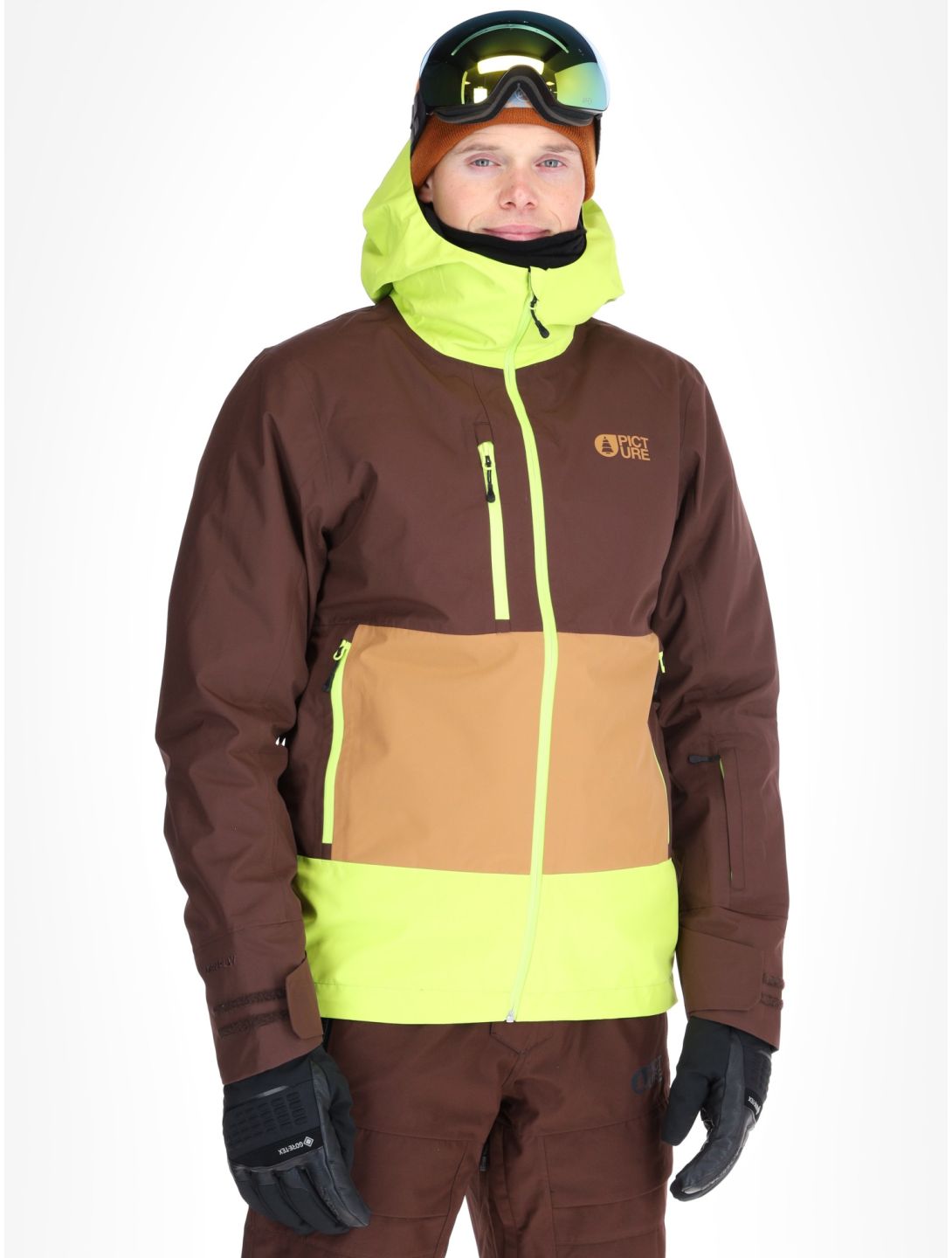 Broader 3L hardshell ski-jas heren
