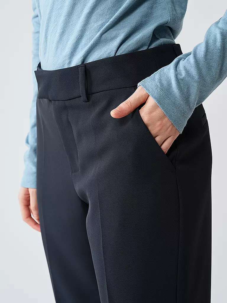 MOS MOSH Businesshose MMMYLAMILEYPANT dunkelblau