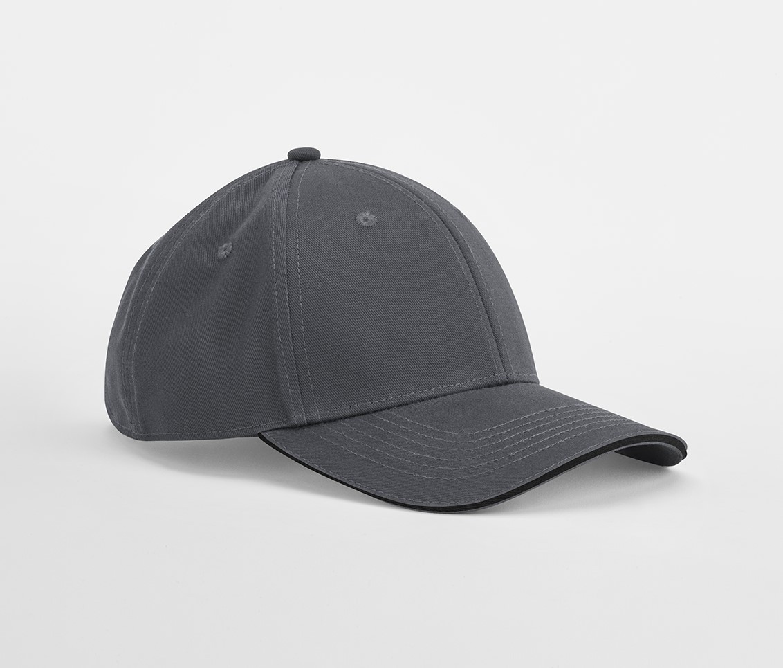 BEECHFIELD BF820C - Casquette en coton organique avec liseré