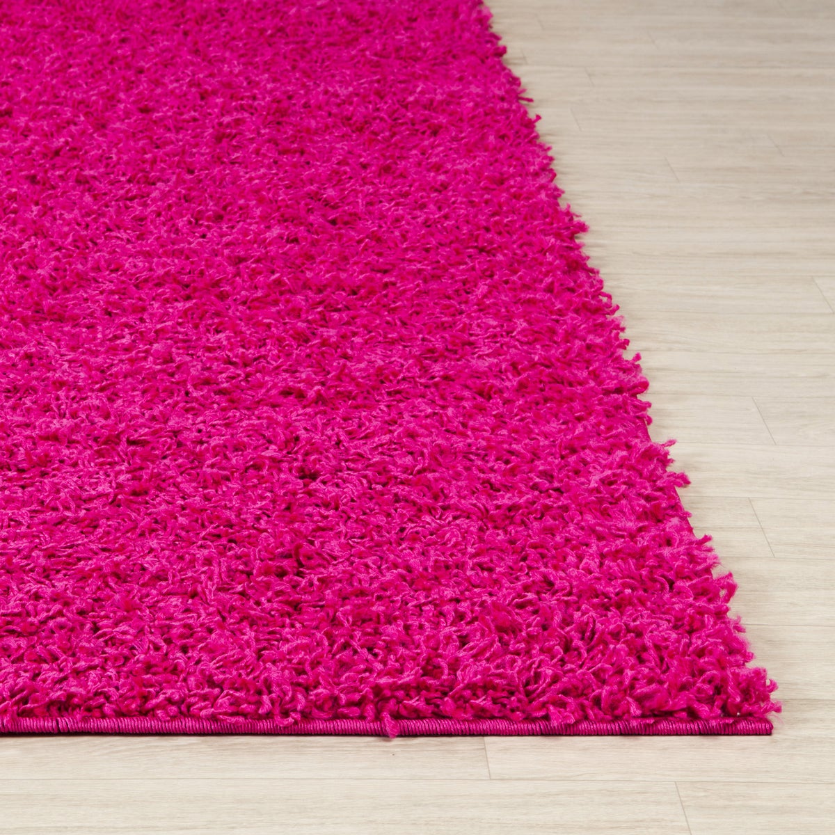 Modern hoogpolig shaggy vloerkleed Fuchsia 80x150 cm LILLY