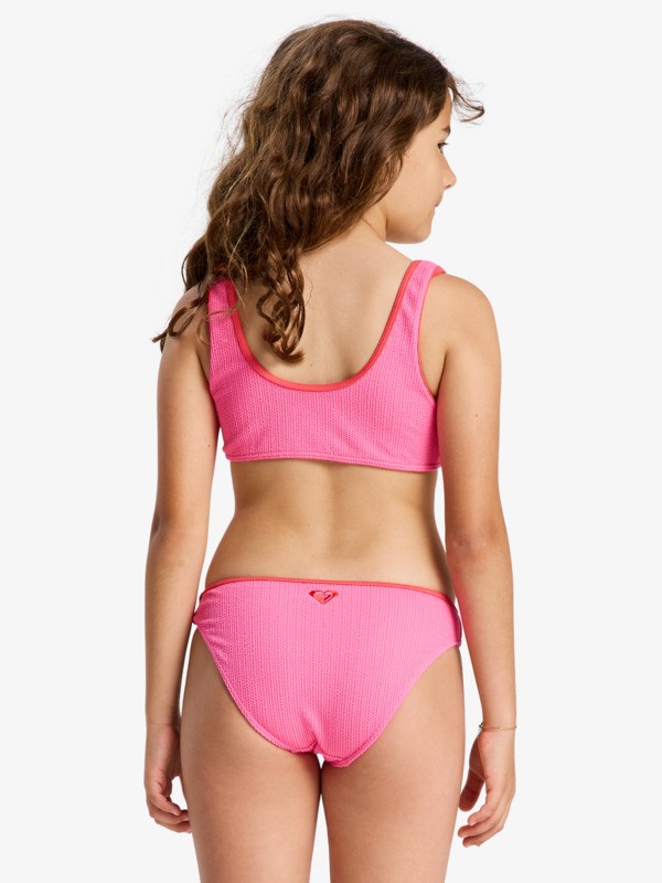Aruba Set Ensemble bikini bralette deux pièces Rose Filles 6-16 ans