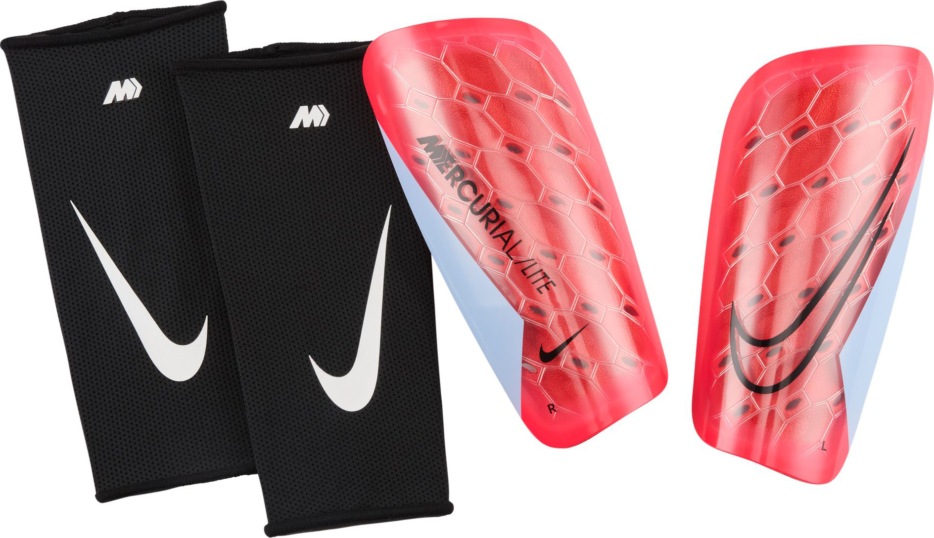 Mercurial Lite Leggskinn 636/Bright Crimson/Royal Tint/Black