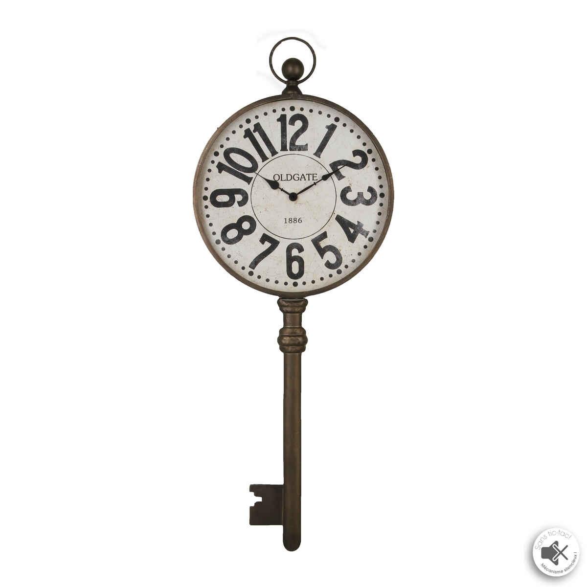 PENDULE METAL CLEF D.39.5X100CM