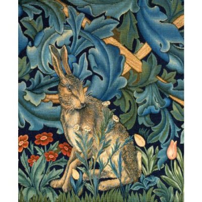 The Hare From The Forest Tapestry Greeting Card