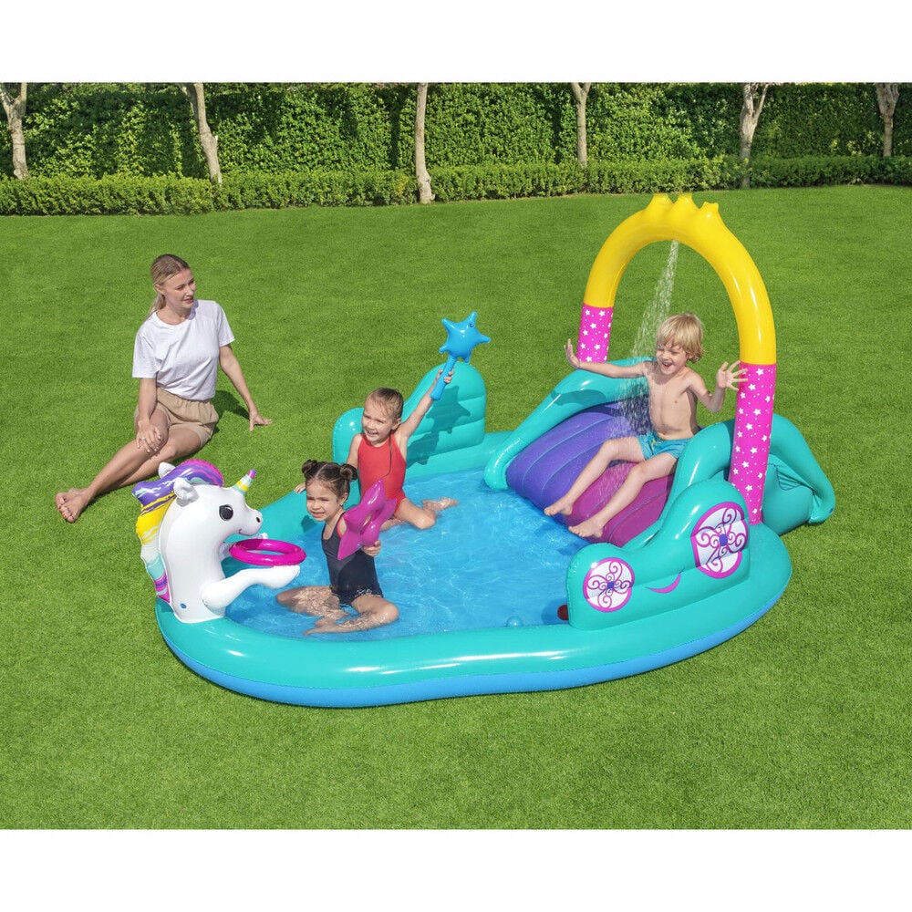 Aire de jeu gonflable licorne Bestway