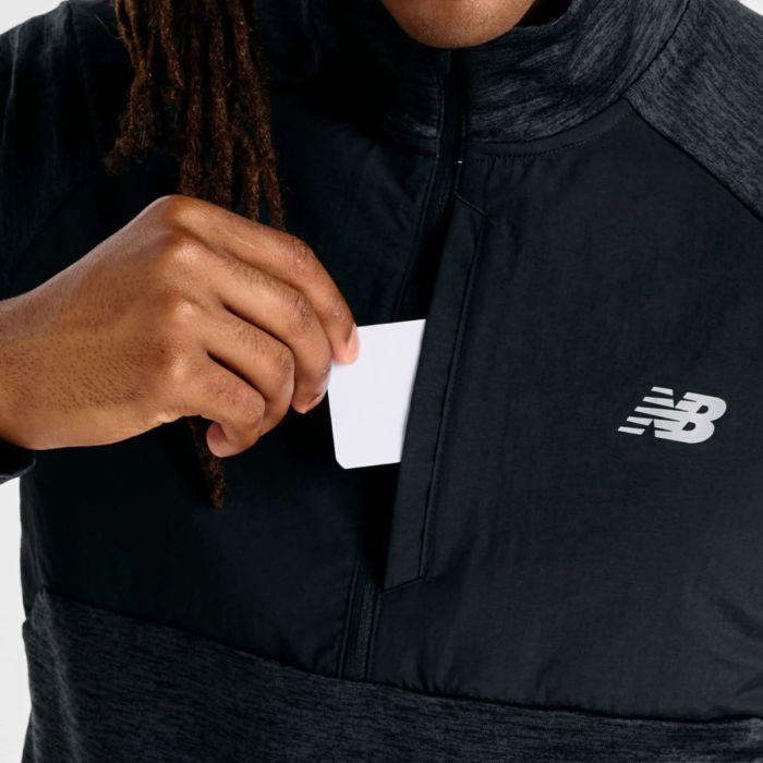 New Balance Herre Trøjer Athletics Heat Grid 1/2 Zip