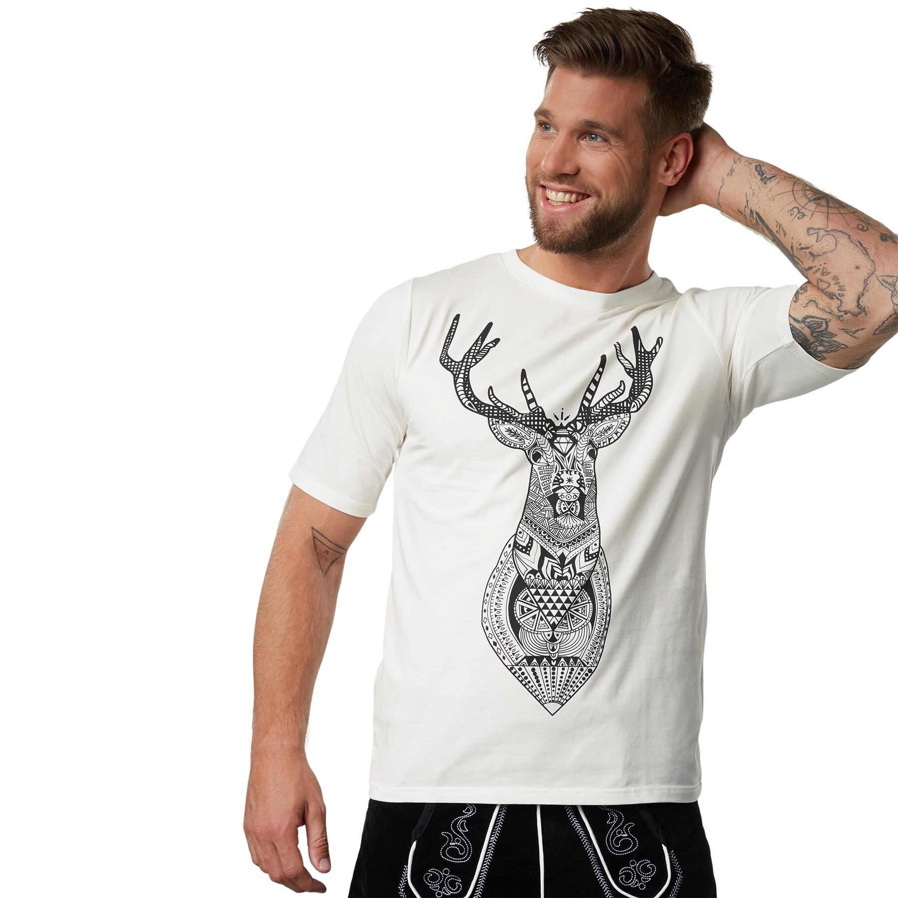 tectake® T-Shirt Platzhirsch