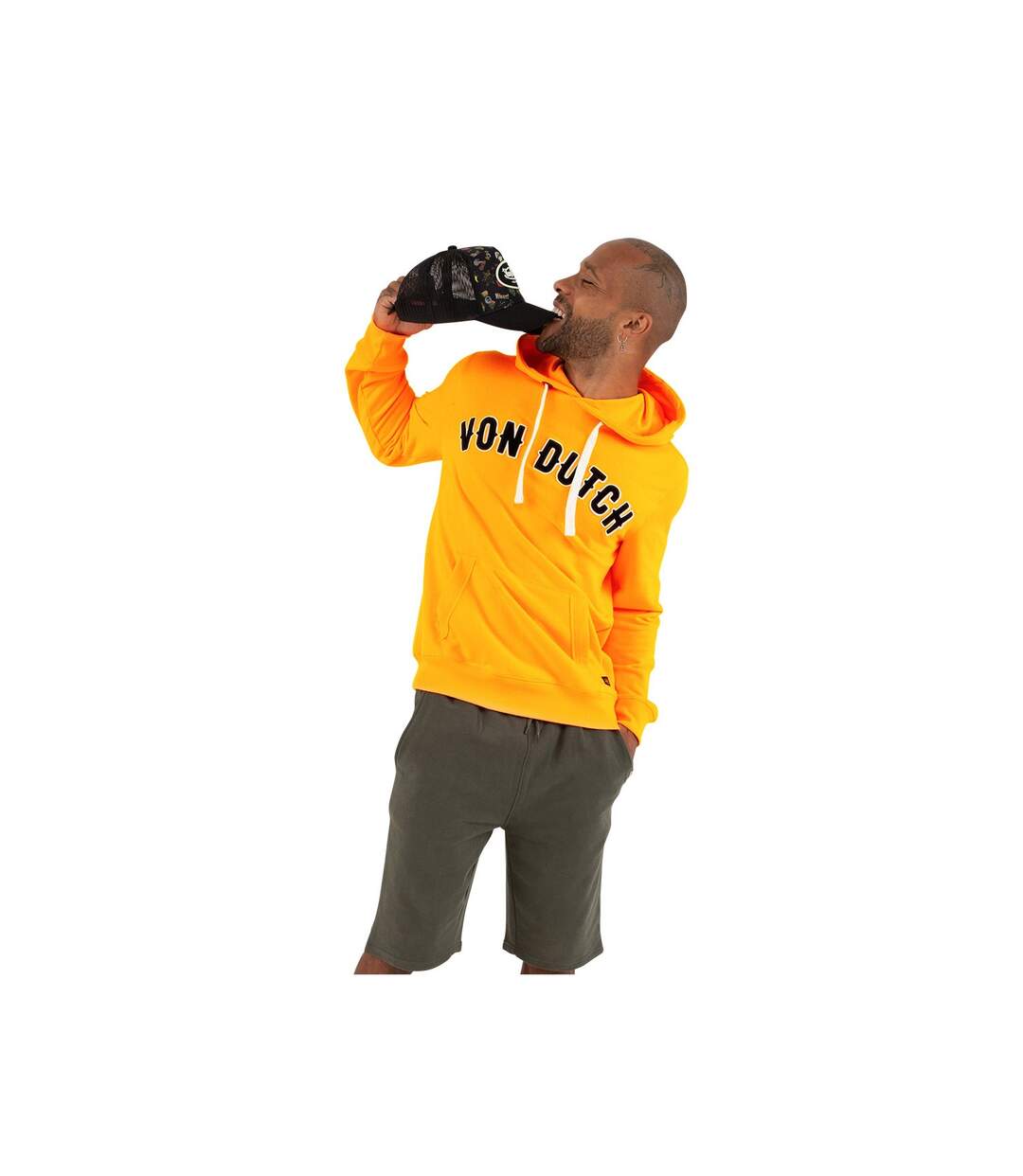 Sweat avec capuche homme molletonné en coton Storm
