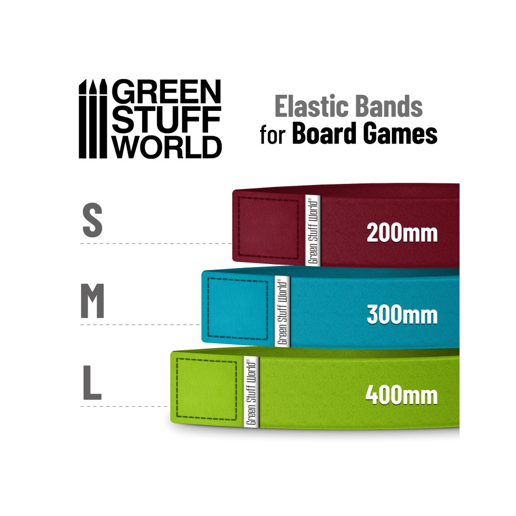Green Stuff World - Bandes Élastiques pour Jeux de Société