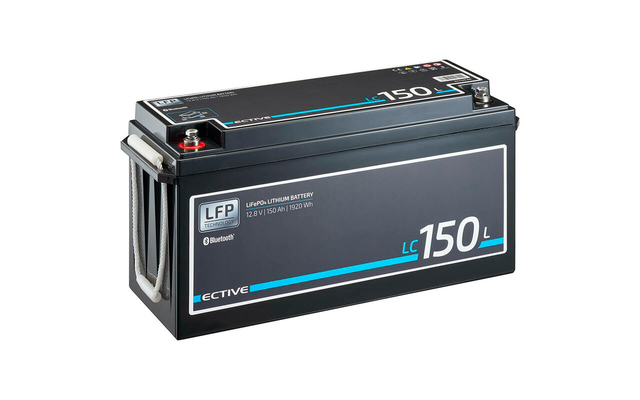 Ective LC BT 12 V LiFePO4 Lithium Versorgungsbatterie