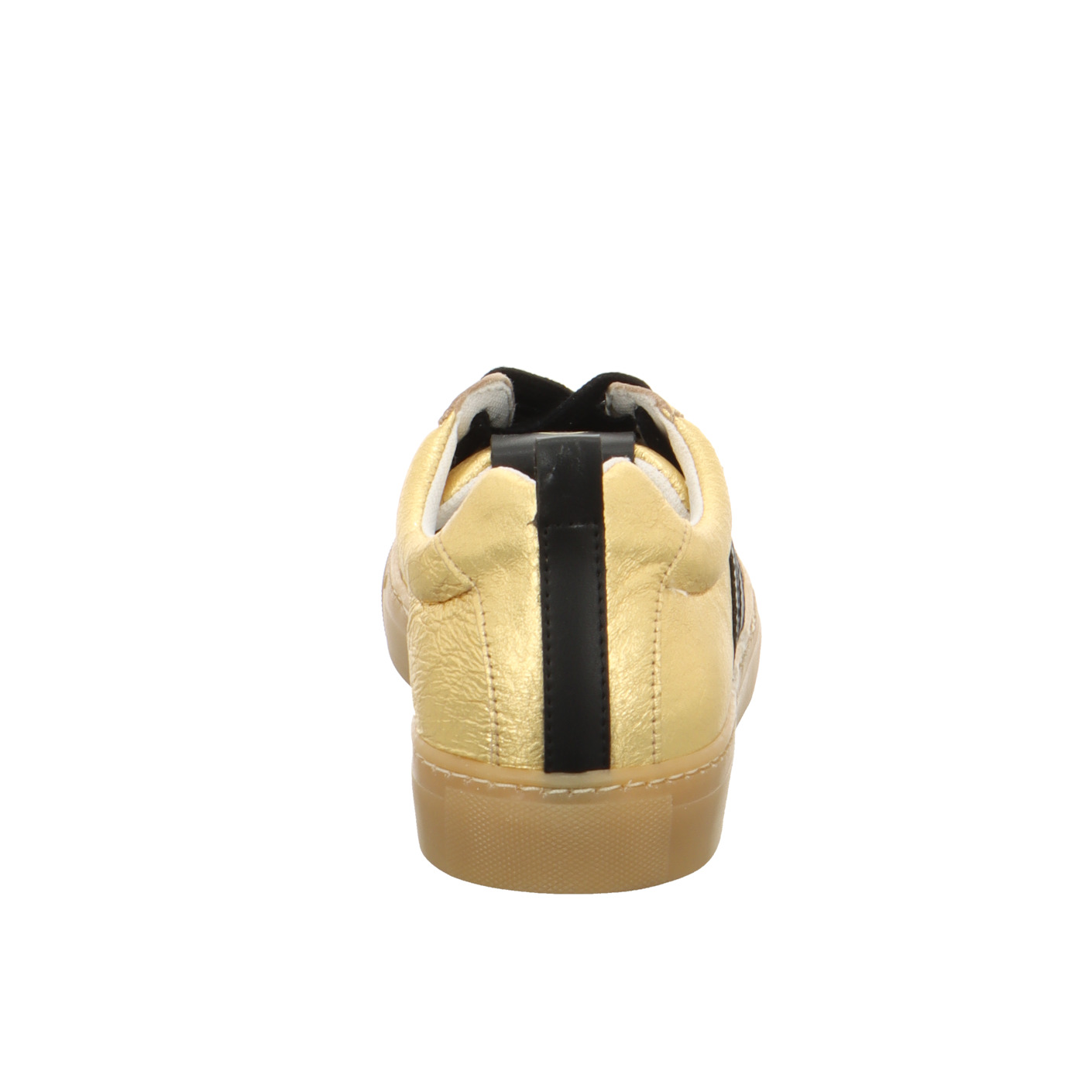 Schnürschuh gold