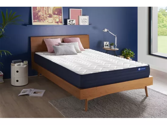 ACTISOM Matelas 180x200 Ressorts ensachés et Mémoire de forme 5zones de confort