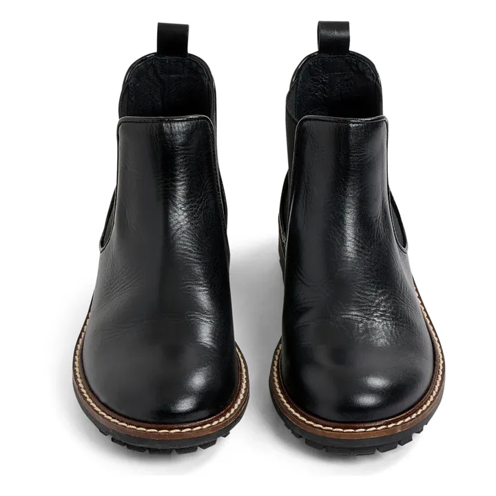 Bonpoint Bottes Cuir Mathis | Noir