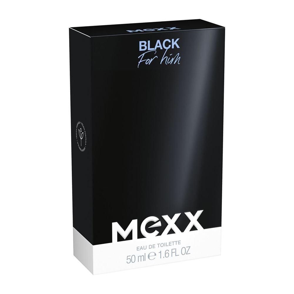 MEXX Black for Him Eau de Toilette Spr 50 ml