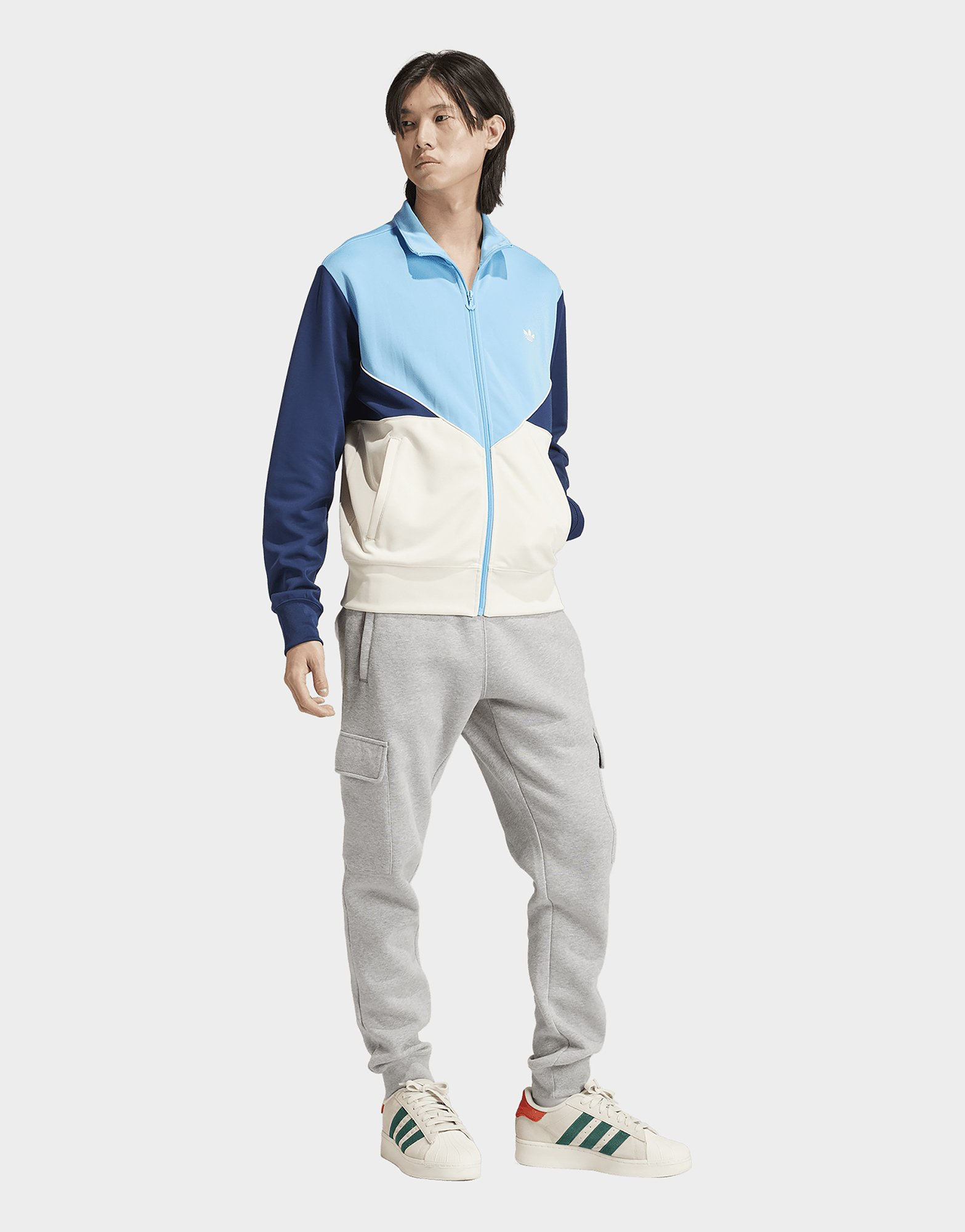adidas Veste de survêtement lignes de couture Adicolor