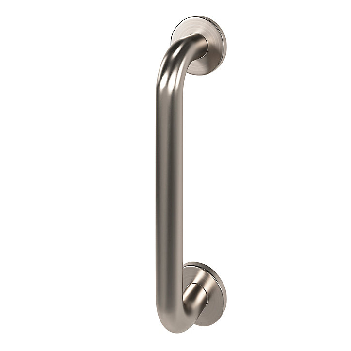 Tirant de porte Golvin GoodHome acier gris L.22 x H. 24,6 cm
