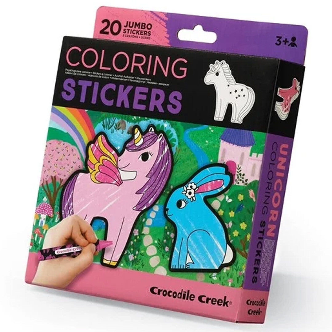 Crocodile creek kleurstickers eenhoorn