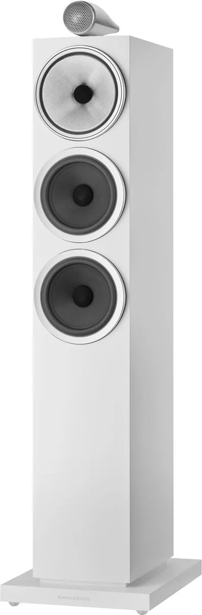 B&W 703 S3 Blanc Satin (la paire) Enceintes colonne