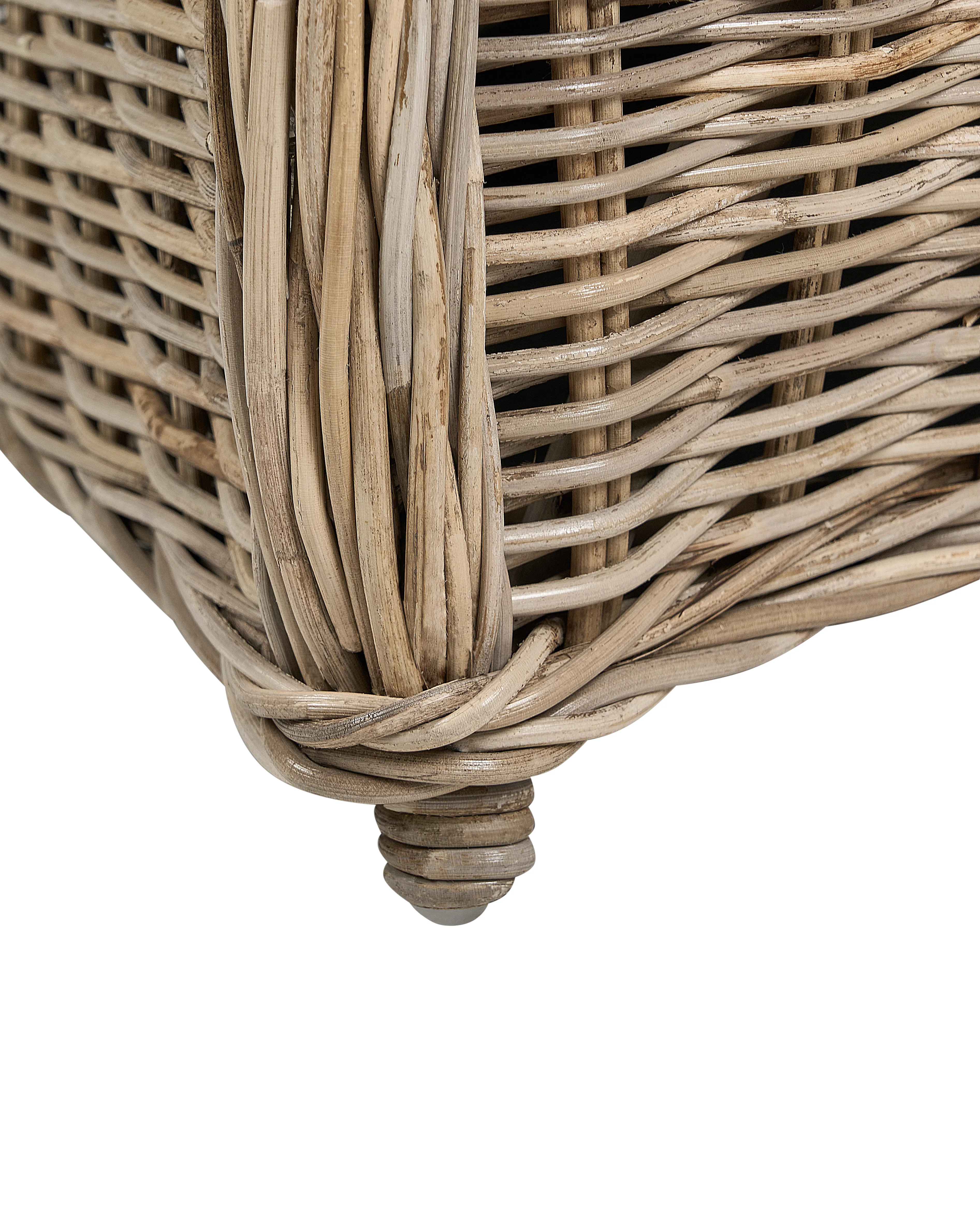 Tuinstoel set van 2 rotan naturel SUSUA II