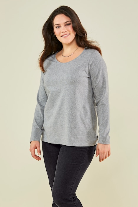 T-Shirt, Basic, Langarm