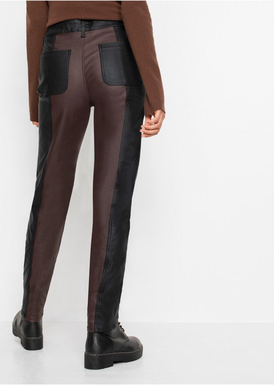 Pantalon avec color block