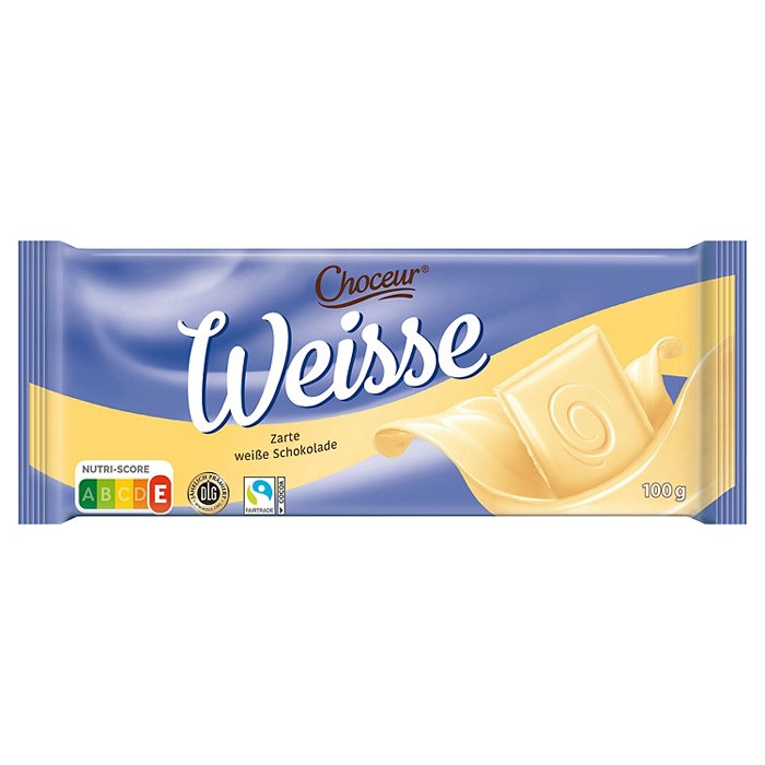 CHOCEUR Schokolade 100 g, weisse Schokolade