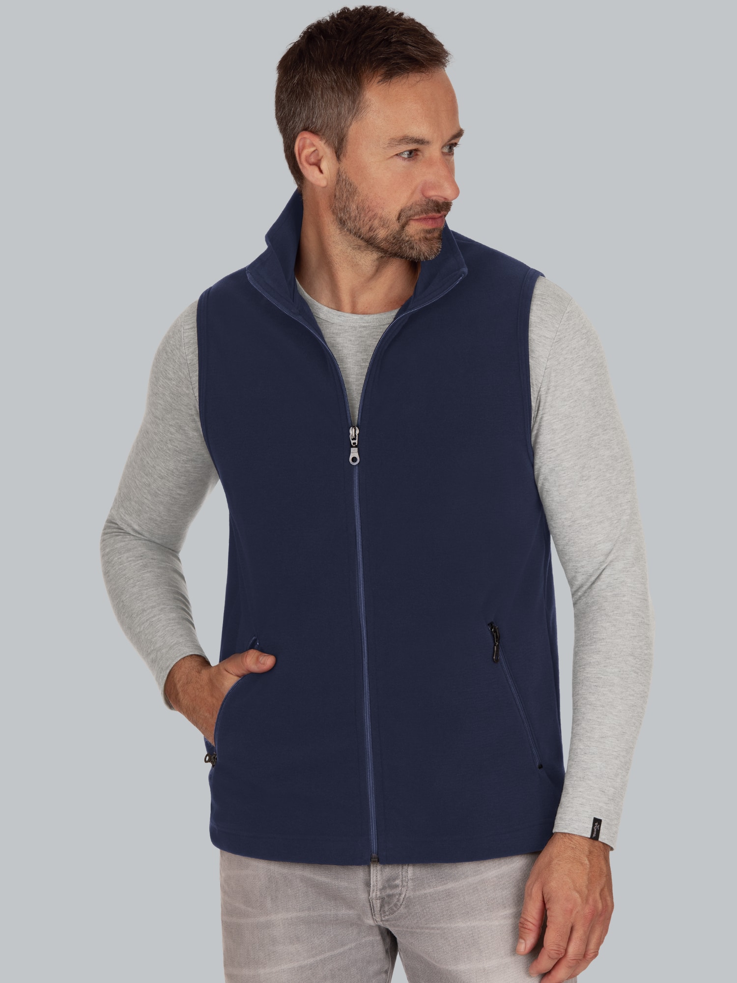 Fleeceweste Navy