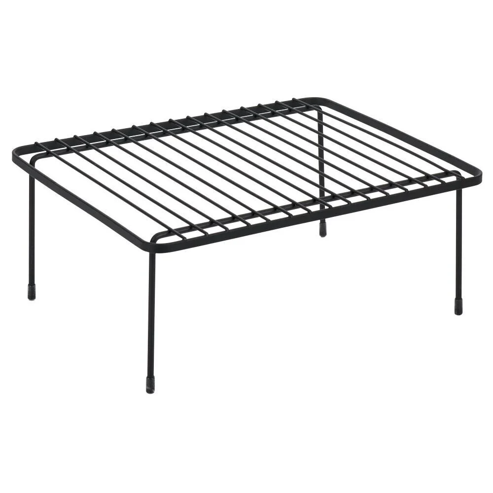 Support extensible en métal noir - L.43/69xl.20xH.14,5cm