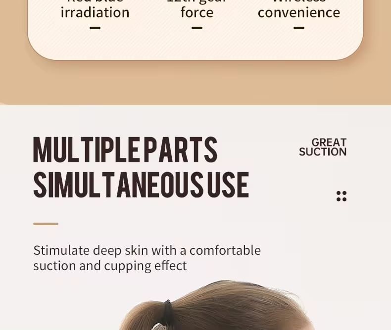 Thalia - USB oplaadbare cuppingtherapie-massager (verschillende uitvoeringen)