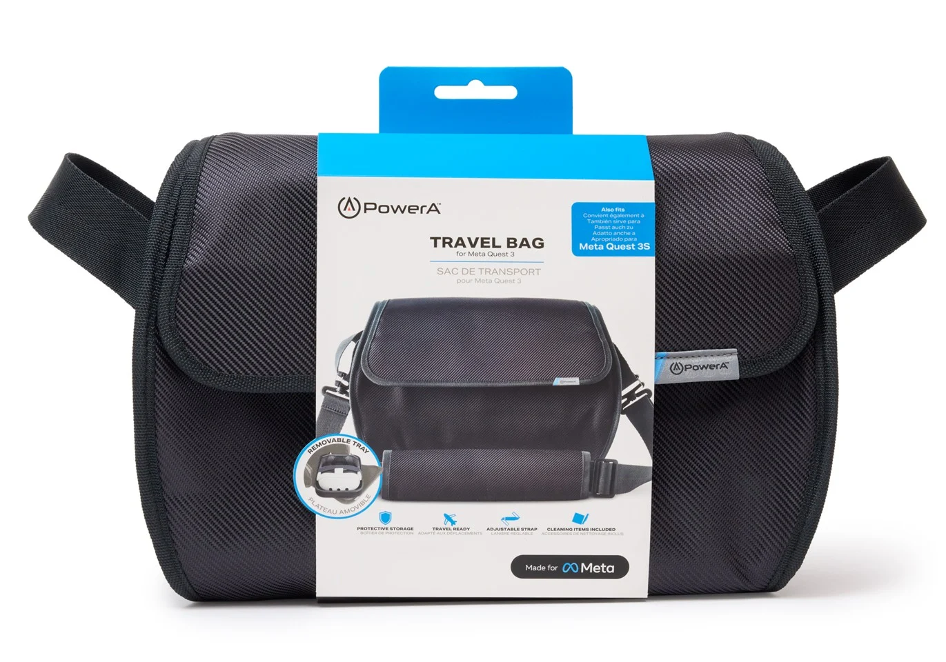 PowerA Carrying & Cleaning Kit - Black (Meta Quest)