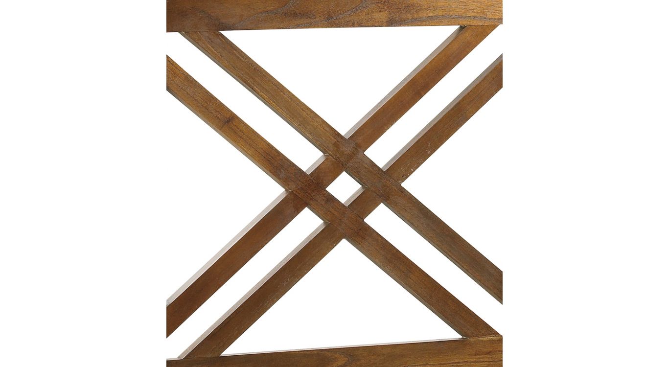 Tête de lit bois marron 100x3x140cm