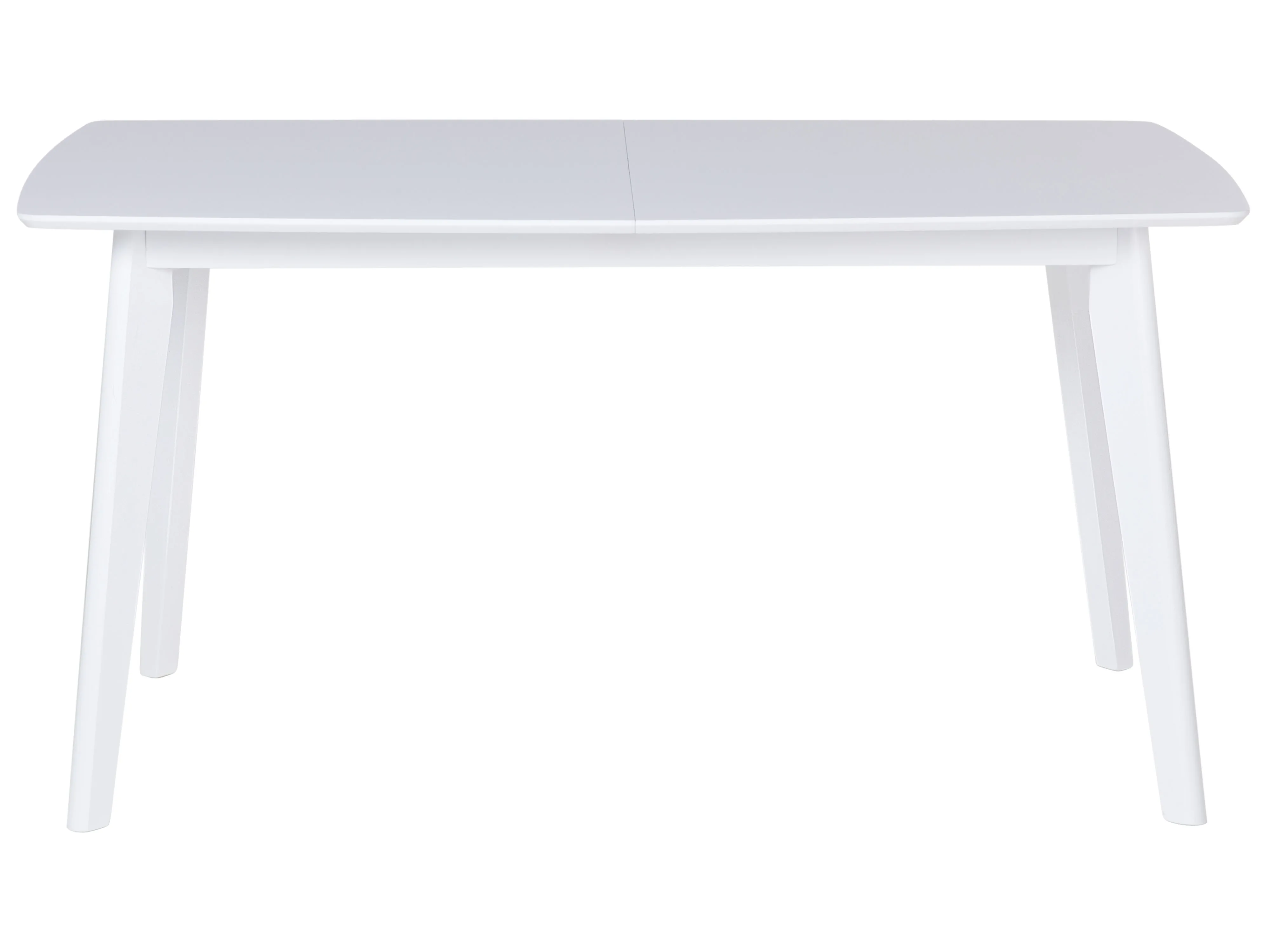 Eettafel uitschuifbaar SANFORD Wit 90 cm 150/195 cm