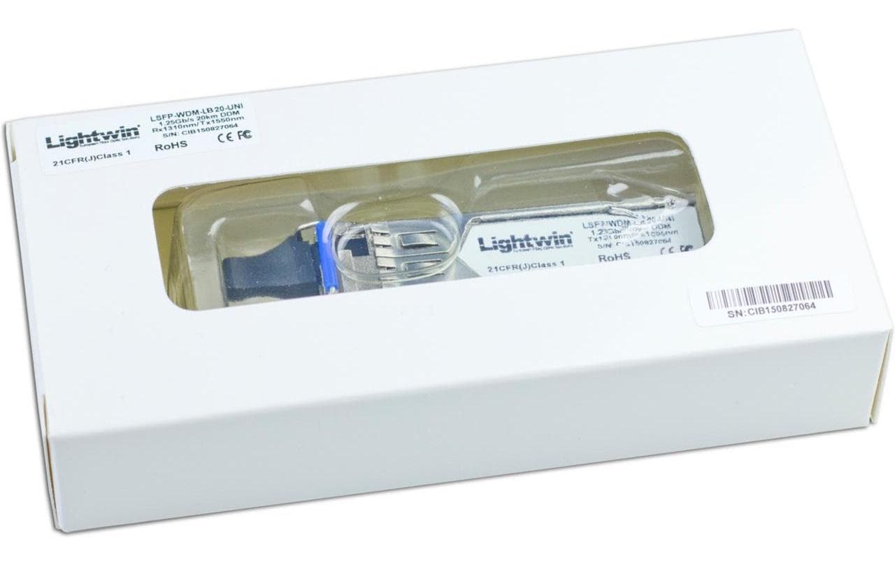SFP Modul LSFP-WDM-LA10-UNIWDM SFP 1000Base-LX Singlemode, 10KM, Universal kompatibel
