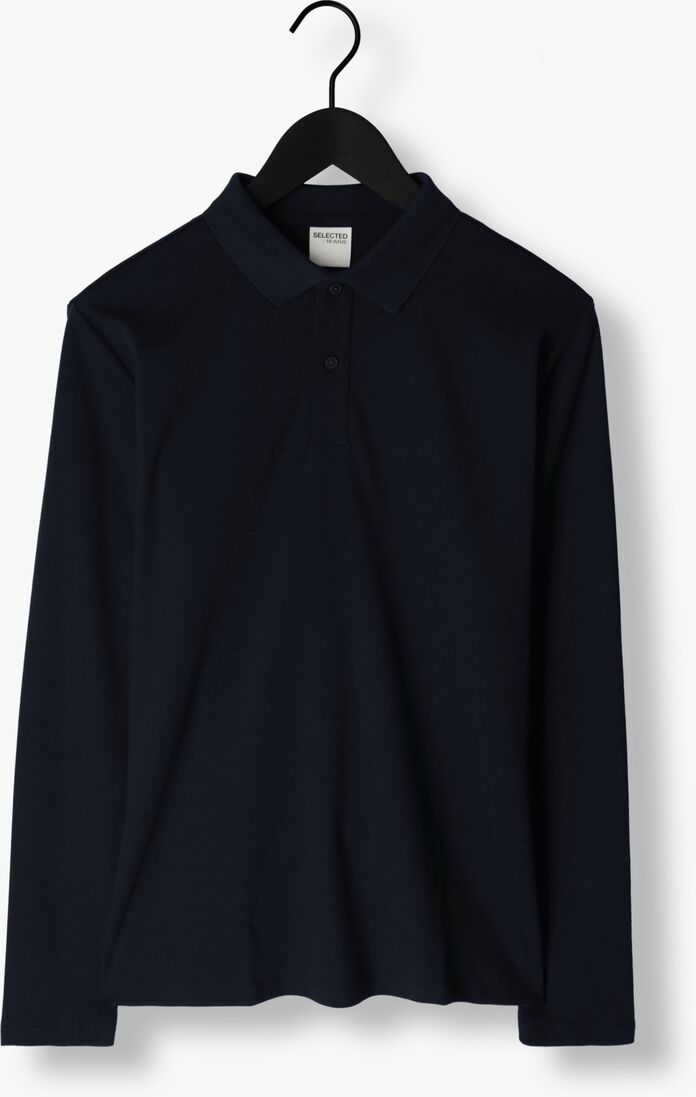 SELECTED HOMME donkerblauwe selected homme polo slhslim-toulouse ls polo b noos