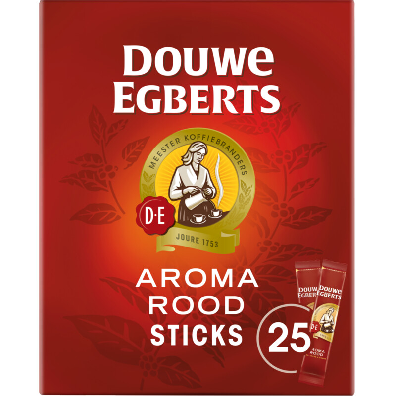 Douwe Egberts Aroma rood sticks oploskoffie