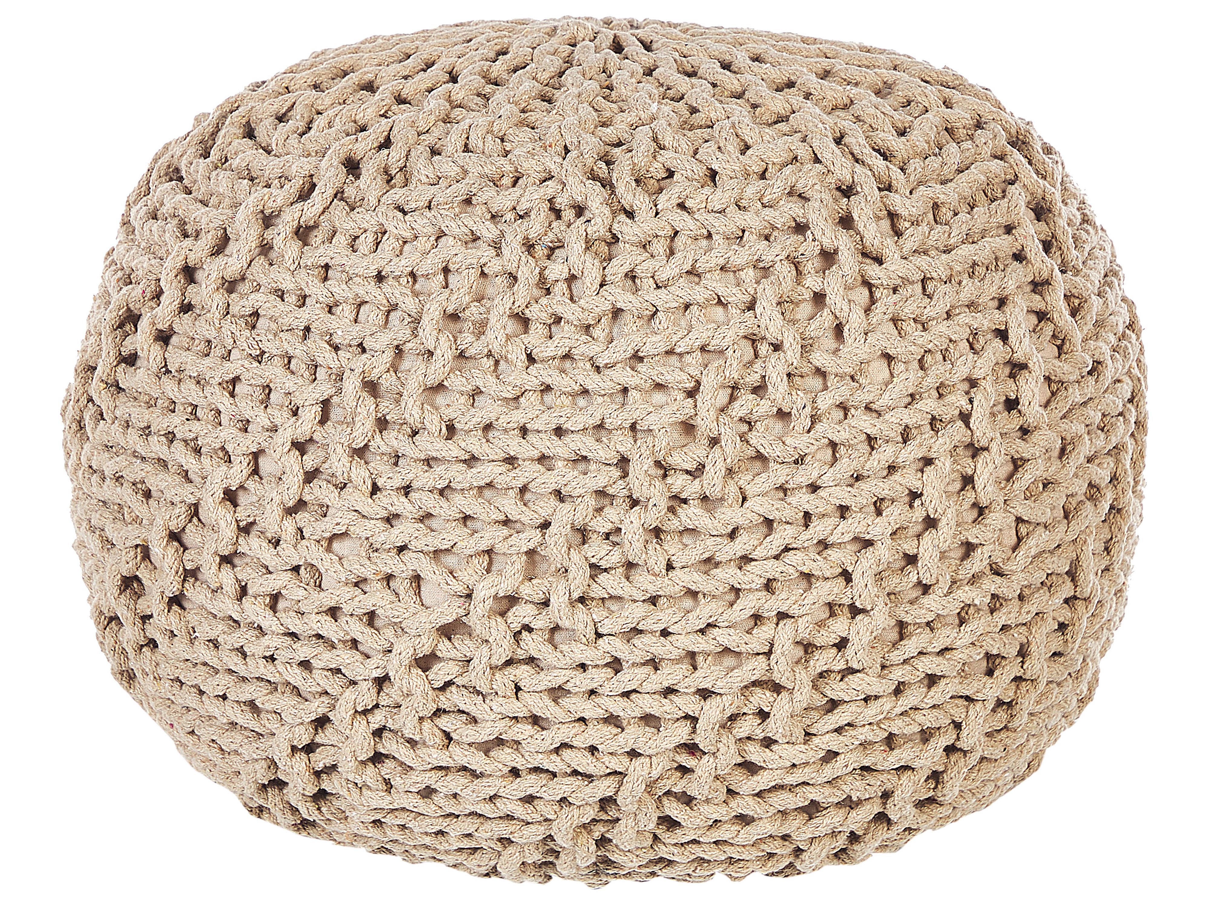Poef PRIENE Katoen Beige
