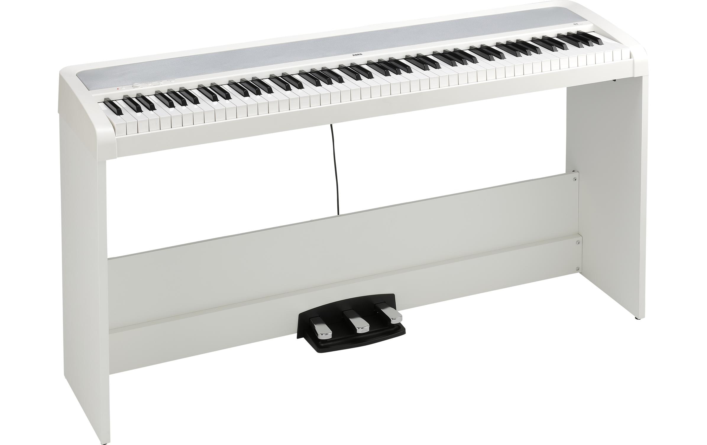 E-Piano B2SP Weiss<br>Digitalpiano mit Ständer