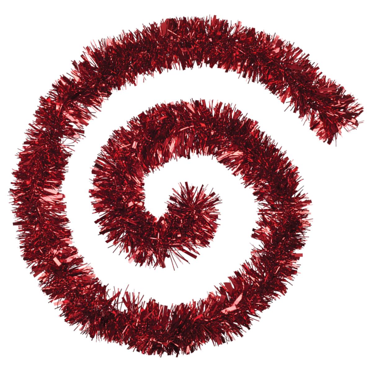 GUIRLANDE DE NOEL BRINS MIXTES 100X6X2M ROUGE