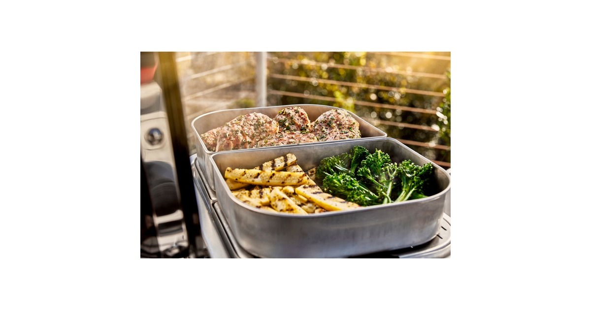 WeberVeelzijdigheidsset - Lumin Compact-elektrische barbecue grillrooster  (Roestvrij staal, 4-delig)