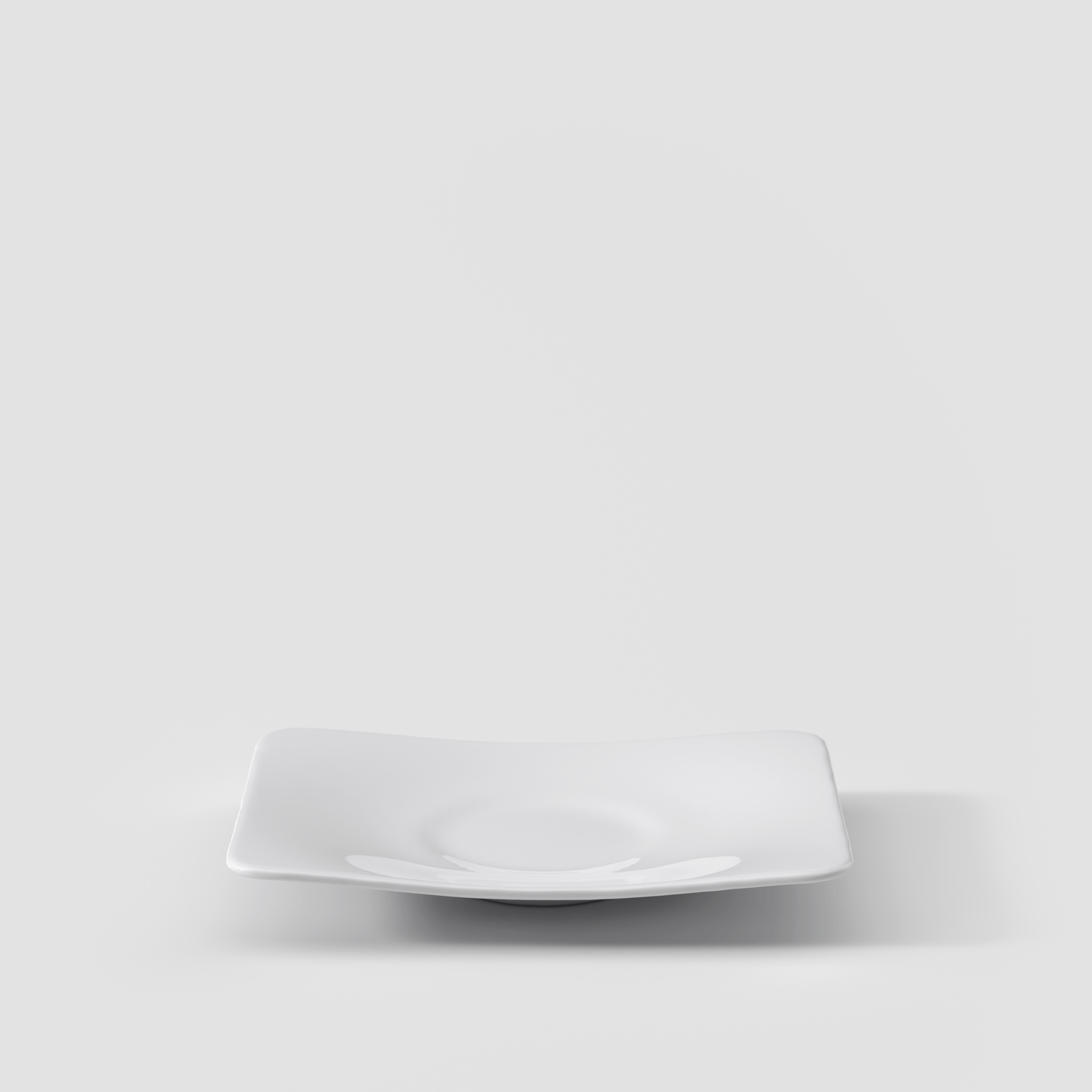 Modern Grace Espresso cup saucer White, 5.6'', Premium Bone Porcelain